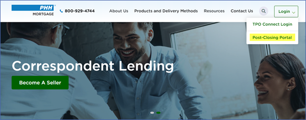 Announcement- New Post Closing System - PHH Correspondent Lending